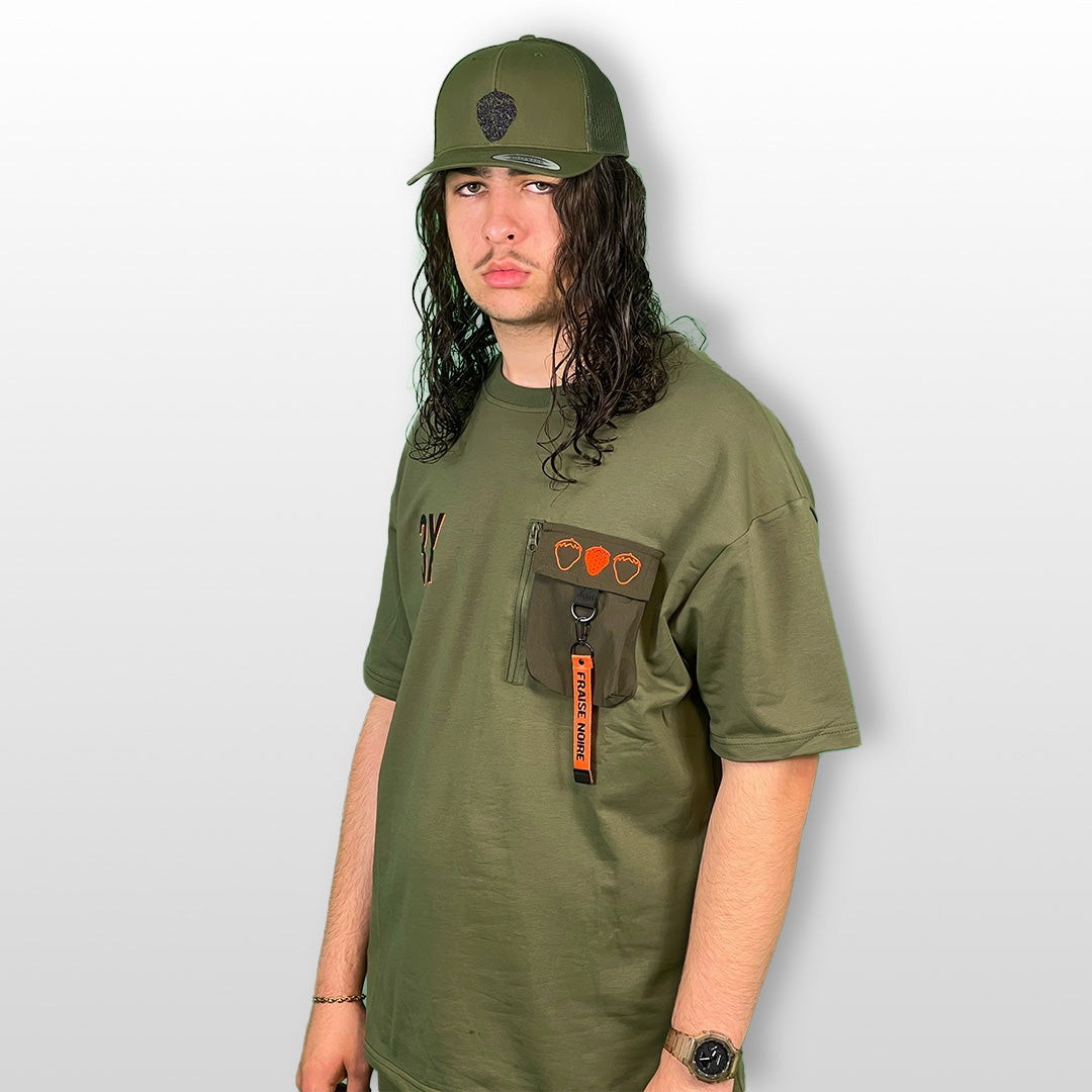 Ensemble T-shirt & Short "3X" KAKI