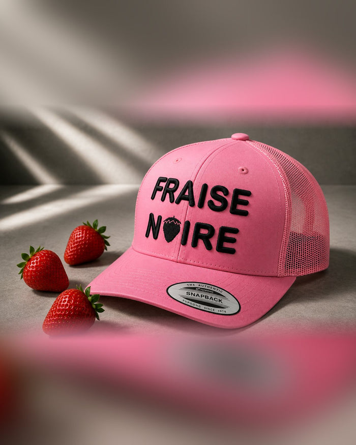 Casquette Brodée 3D ajustable Pink