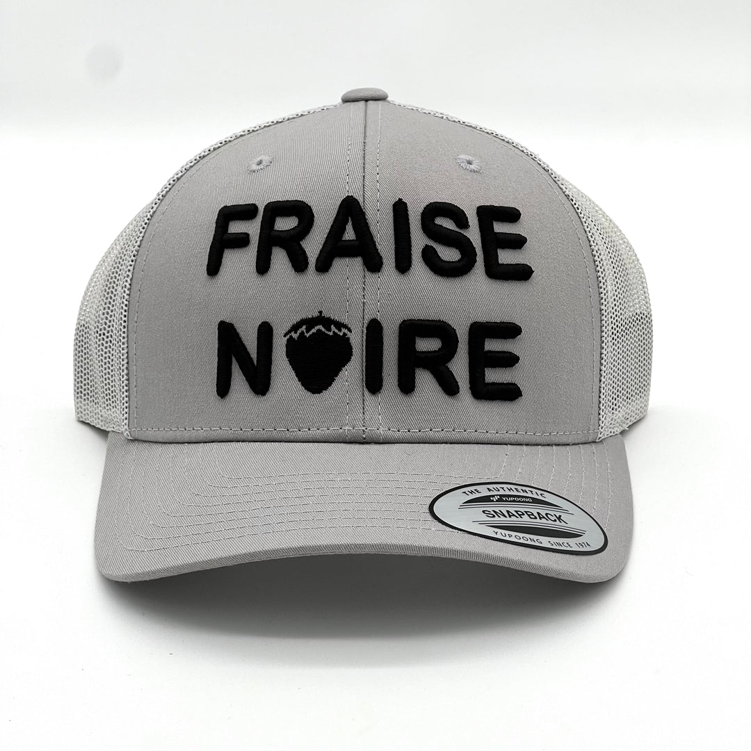 Casquette Brodée 3D ajustable Grey