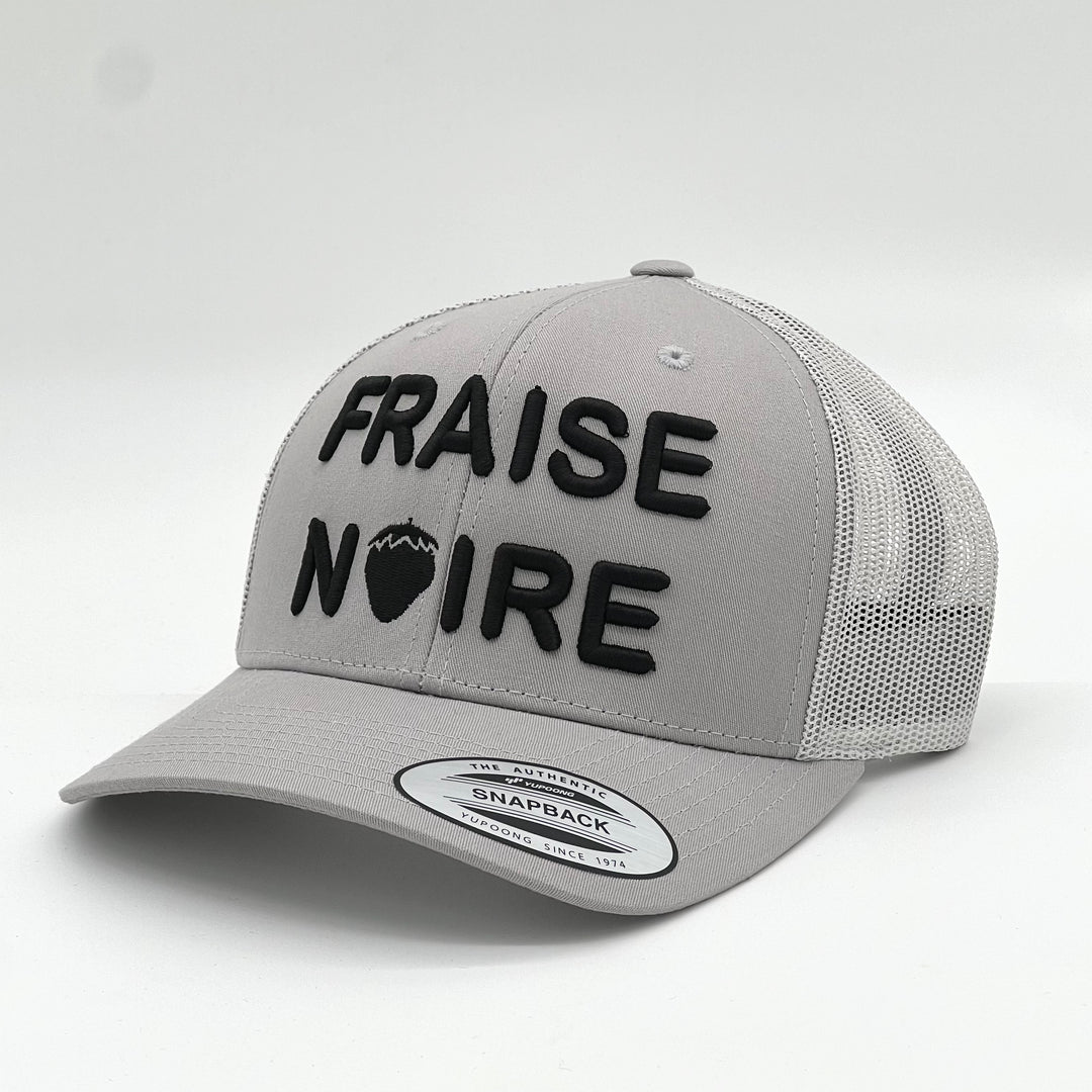 Casquette Brodée 3D ajustable Grey
