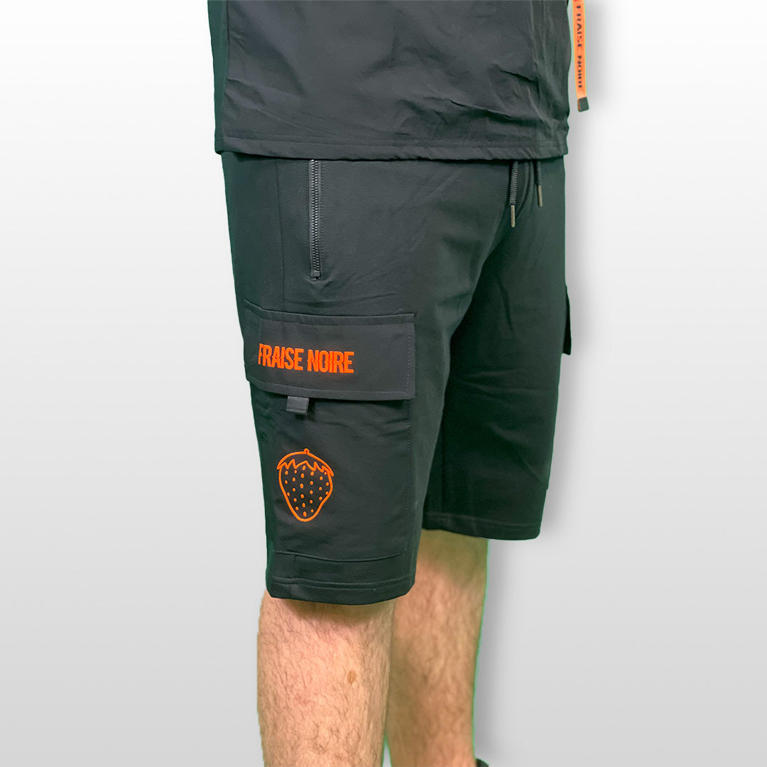 Ensemble T-shirt & Short "NOT COLLAB" Noir