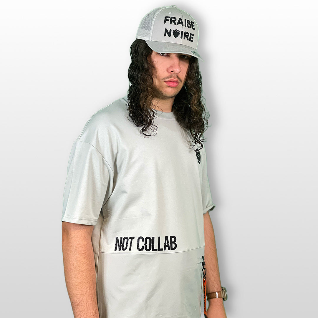 Ensemble T-shirt & Short "NOT COLLAB" Gris