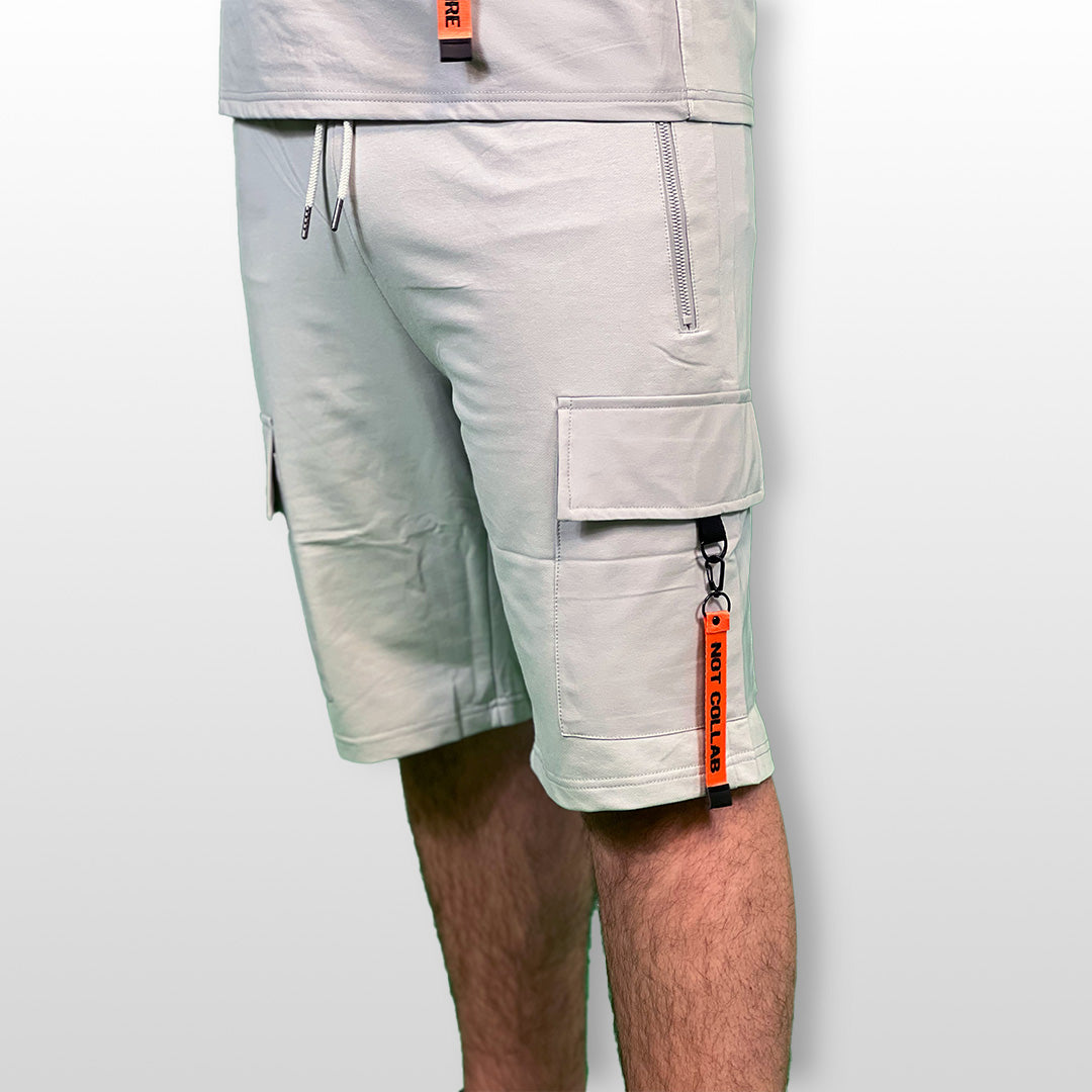 Ensemble T-shirt & Short "NOT COLLAB" Gris