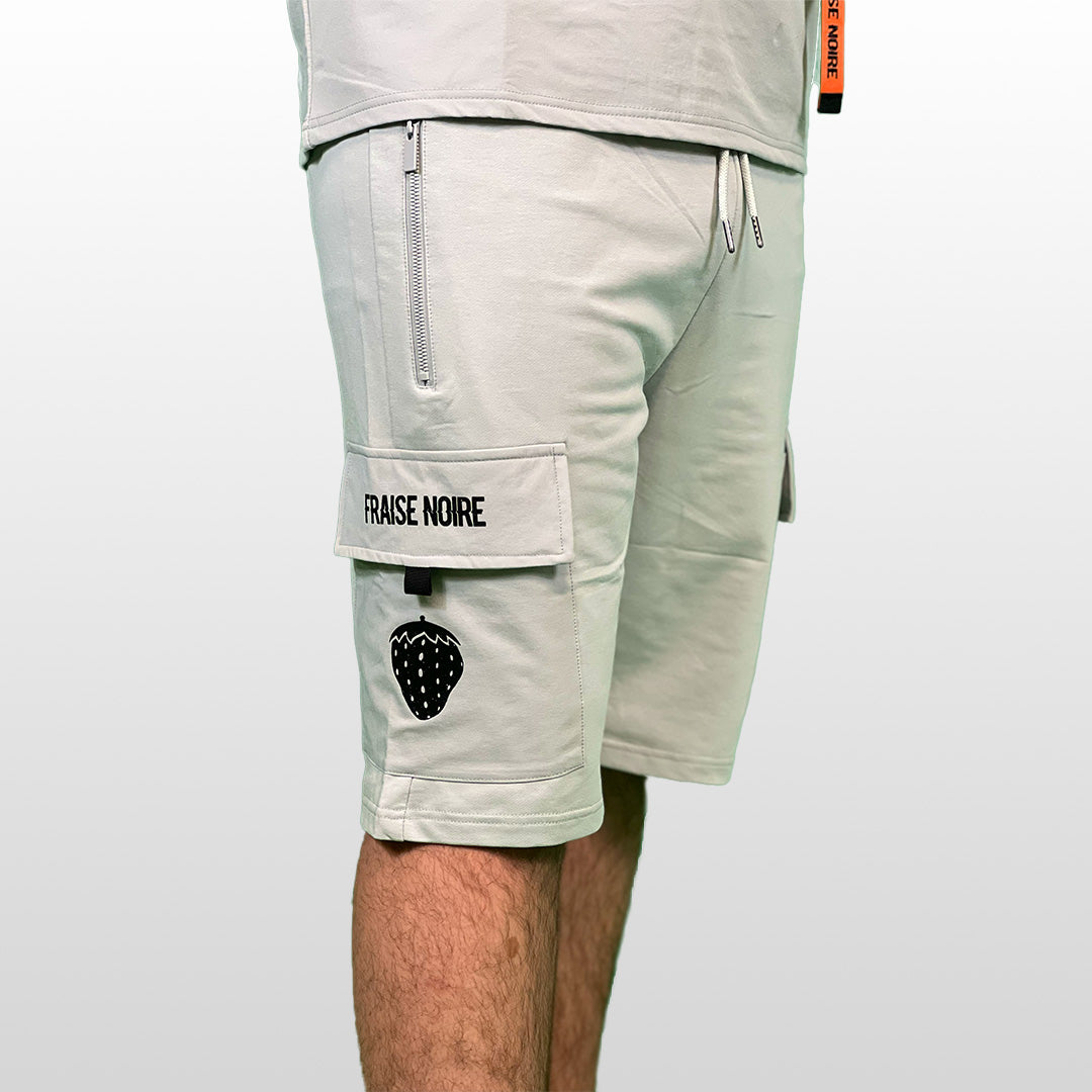 Ensemble T-shirt & Short "NOT COLLAB" Gris