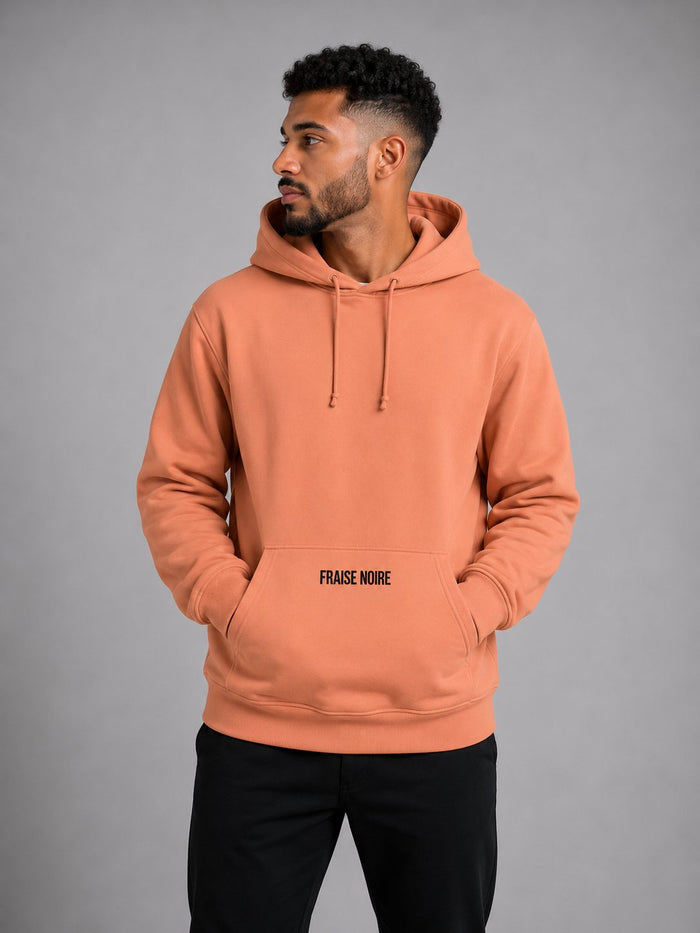 Hoodie Basique Melon Orange