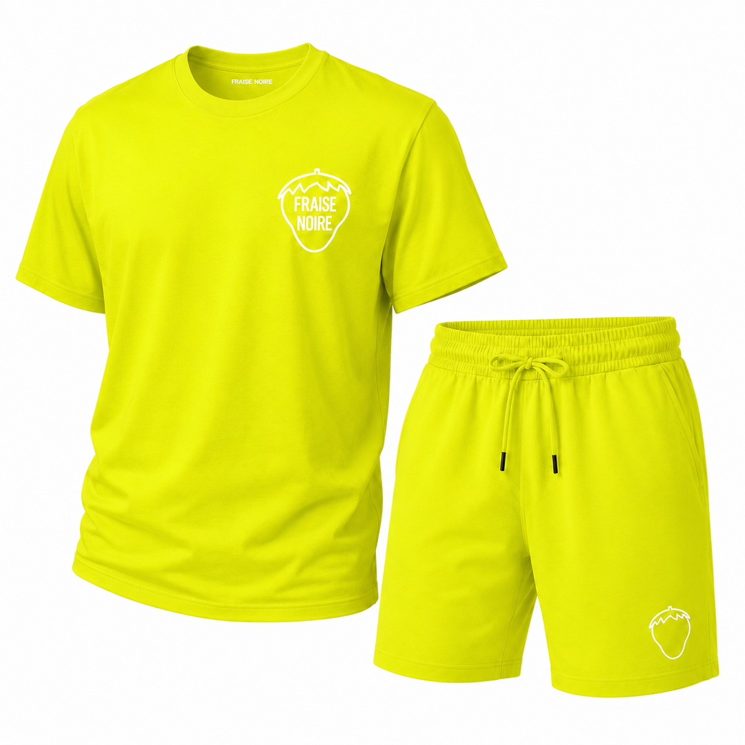 ENSEMBLE SHORT/T-SHIRT CITRONNADE