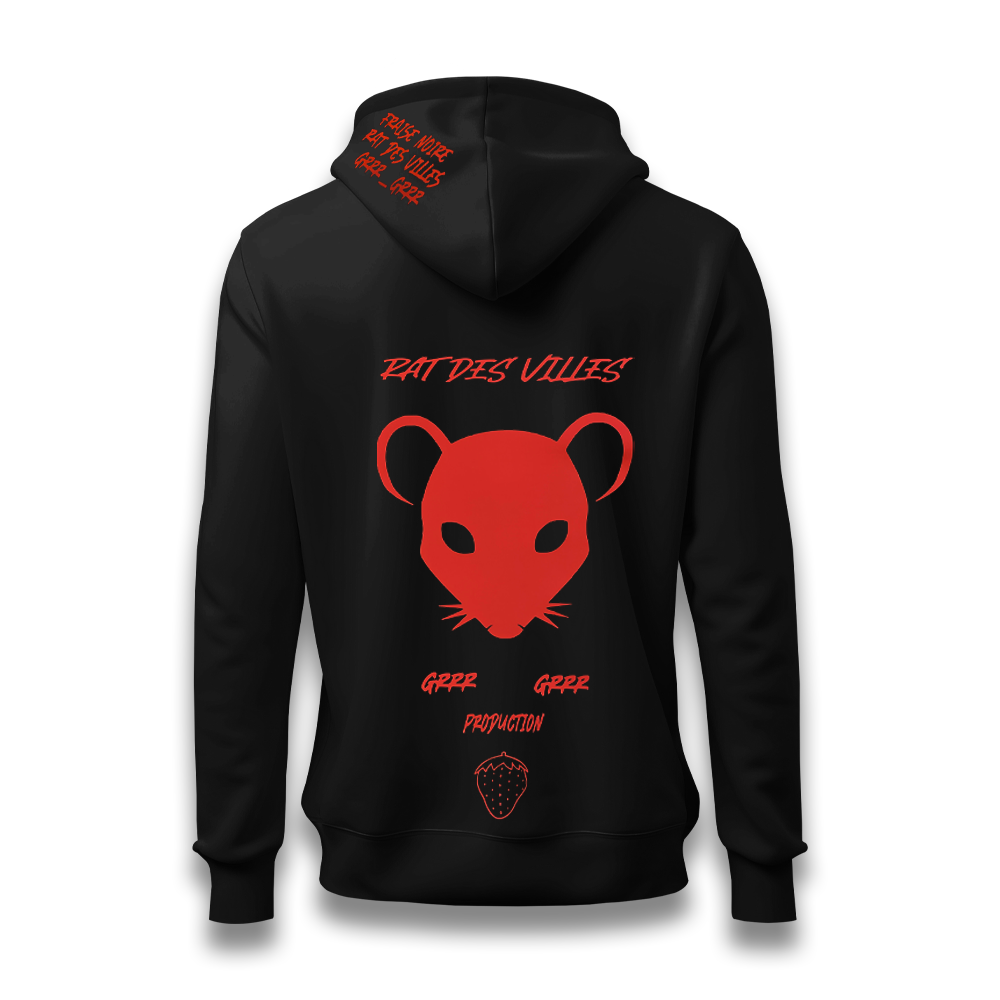 HOODIES DESIGN À CAPUCHE-RAT DES VILLES