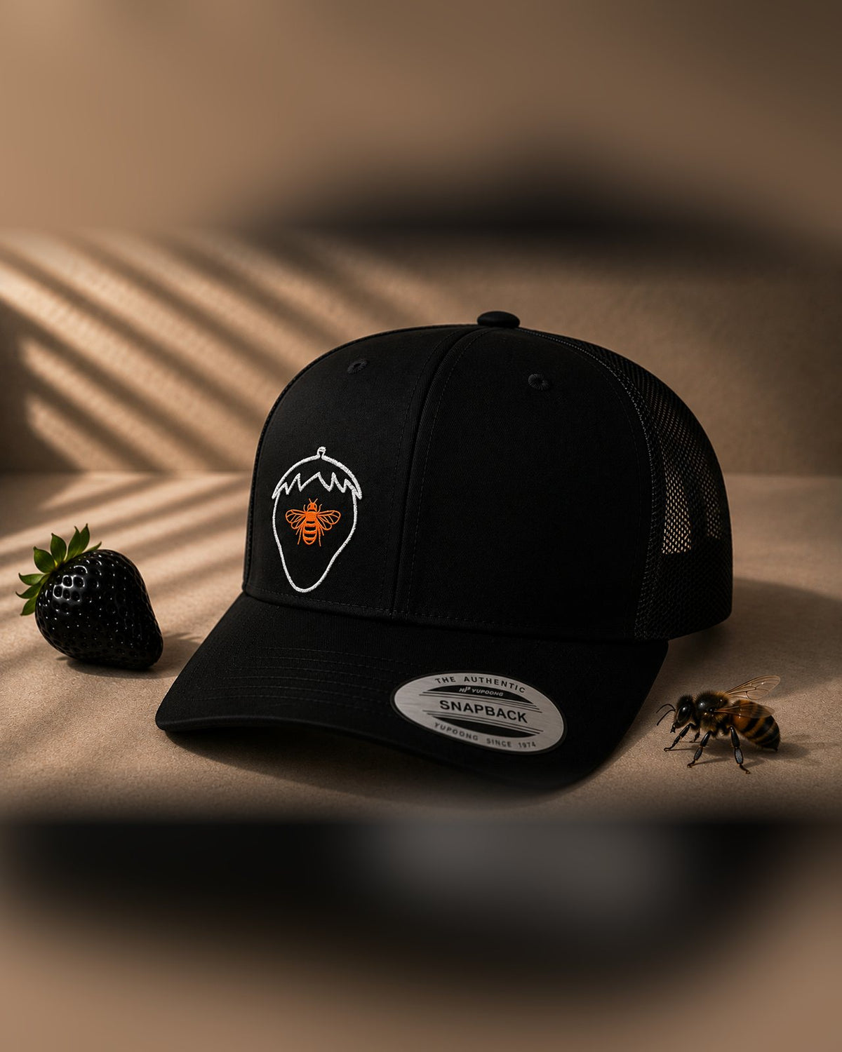 Casquette Abeille Orange — vue 1