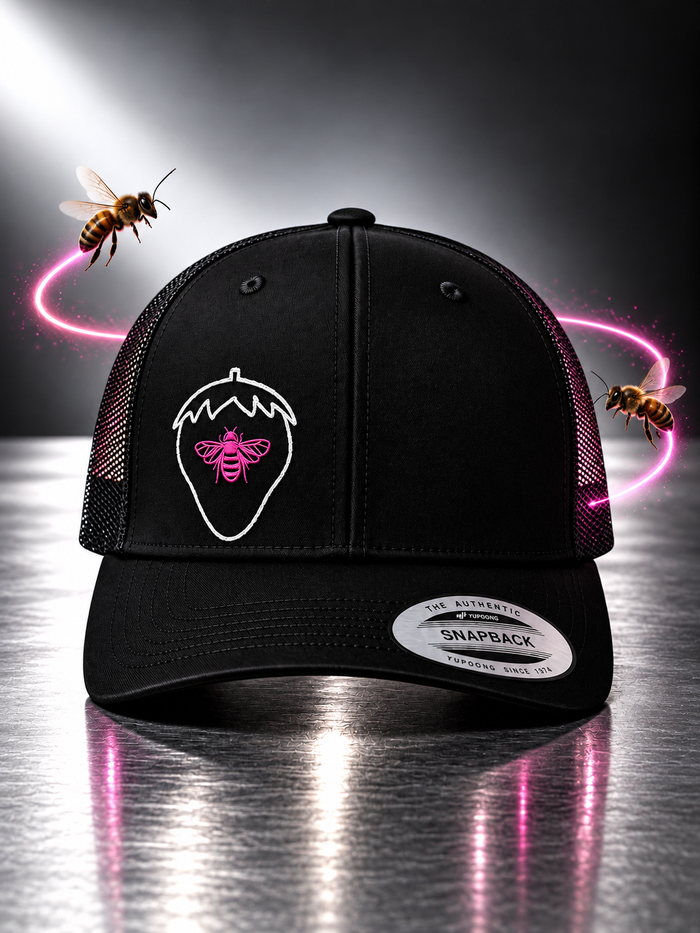 Casquette Abeille Rose