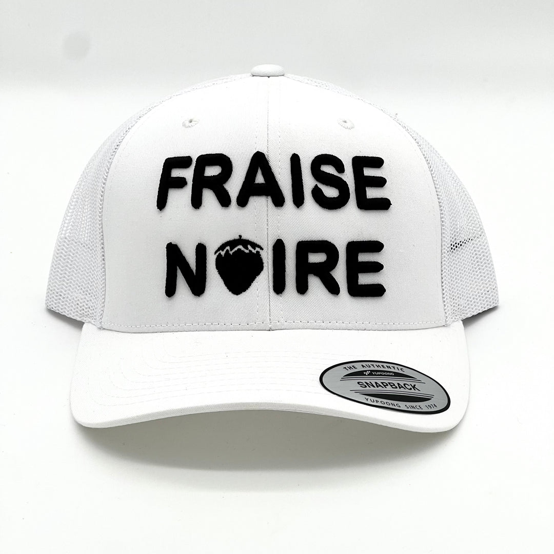 Casquette Brodée 3D ajustable White