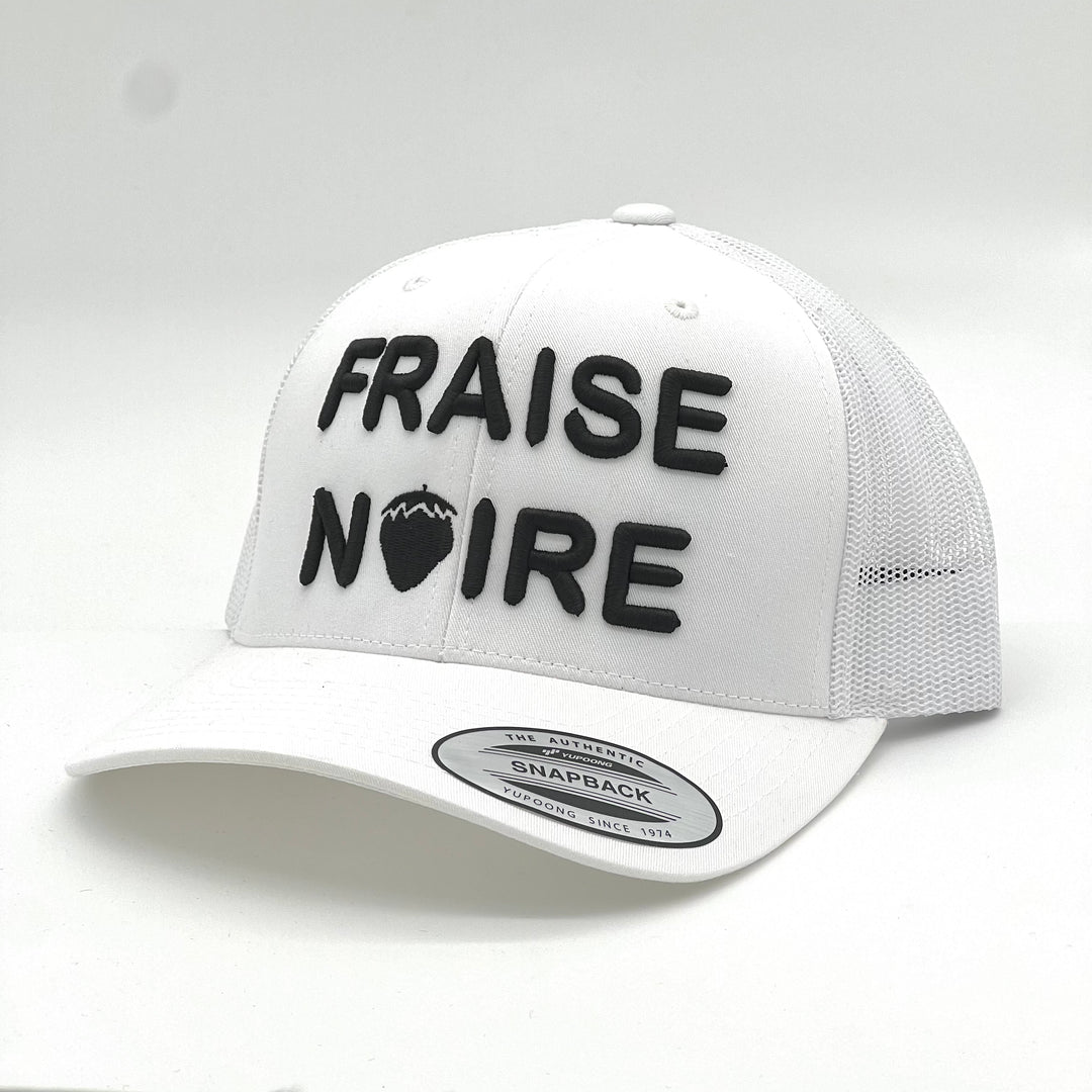 Casquette Brodée 3D ajustable White