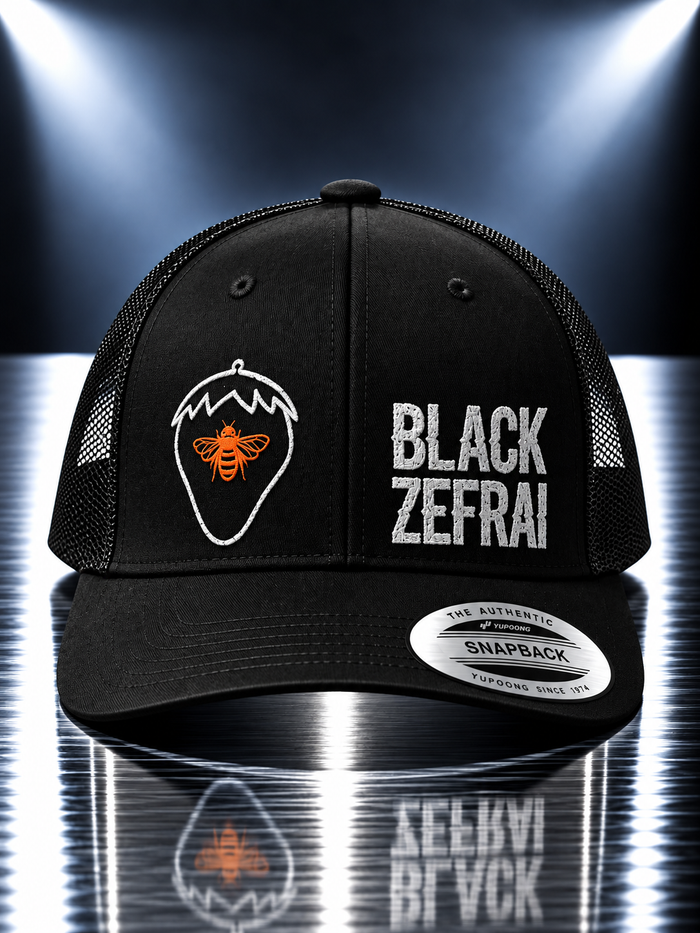 Casquette ajustable Black Zefrai — Fraise Noire
