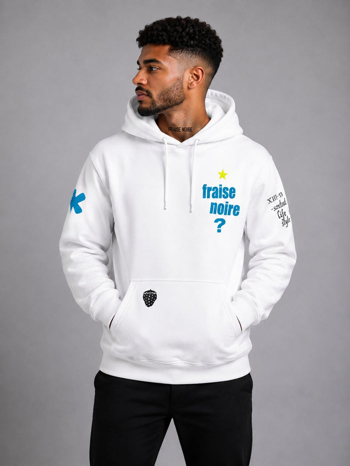 Hoodie "Mars 13" Blanc