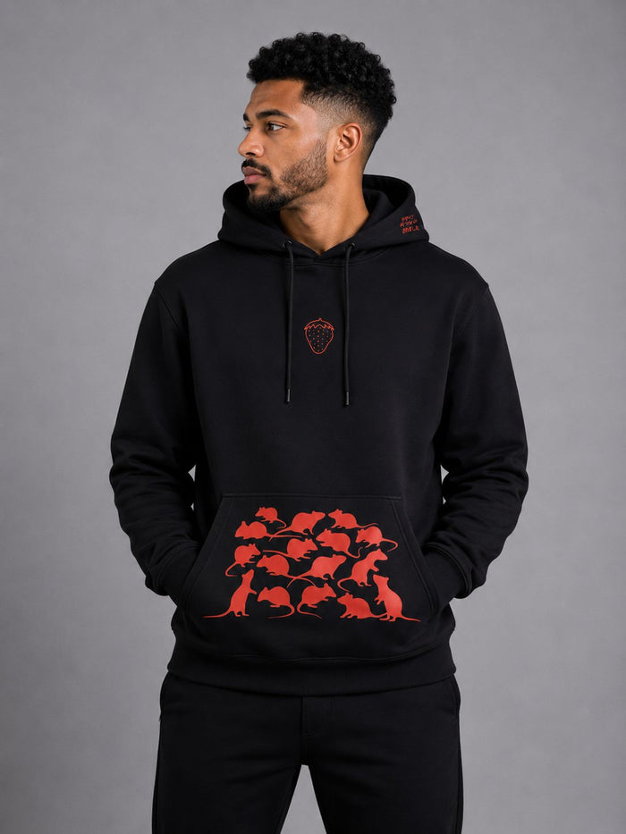 Hoodie "Rat des Villes" Noir