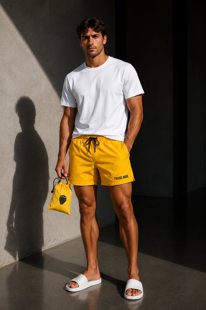 Short de Bain Jaune