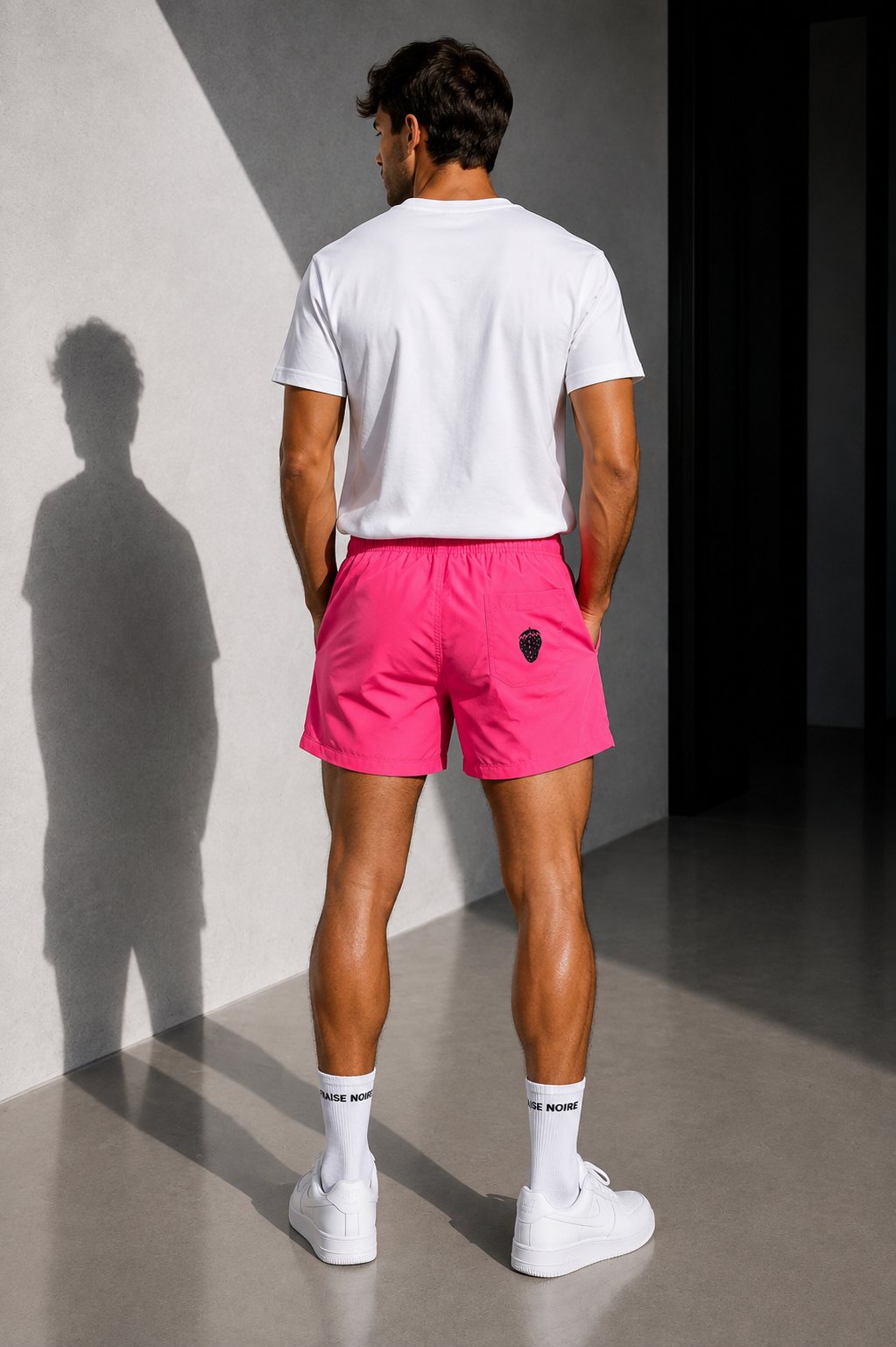 Short de Bain Rose — vue 2