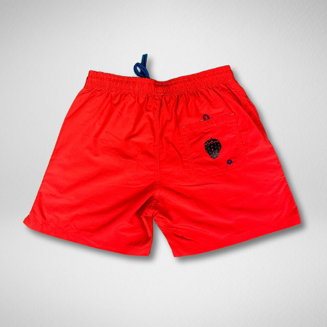 Short de Bain Rouge