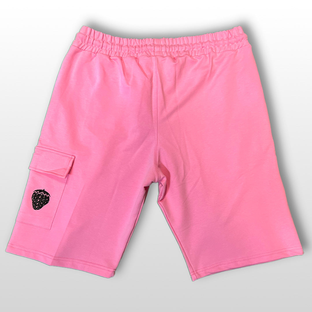 Ensemble T-shirt & Short "Éléphant Rose"
