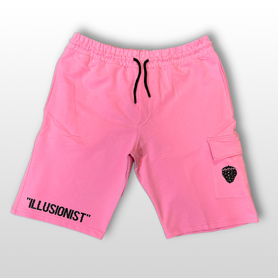 Ensemble T-shirt & Short "Éléphant Rose"