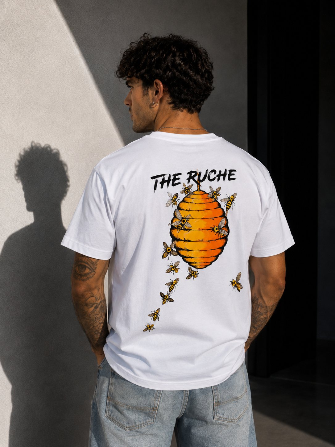 T-shirt "The Ruche" Blanc — vue 1
