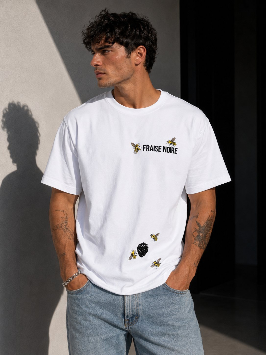 T-shirt "The Ruche" Blanc — vue 2